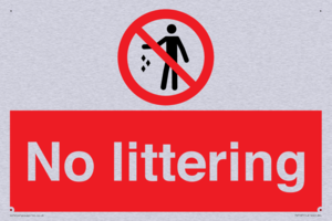 No littering
